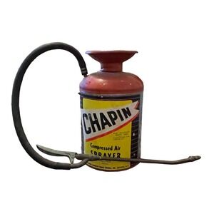 Vintage Chapin Compressed Air Sprayer No. 115 Batavia NY Label